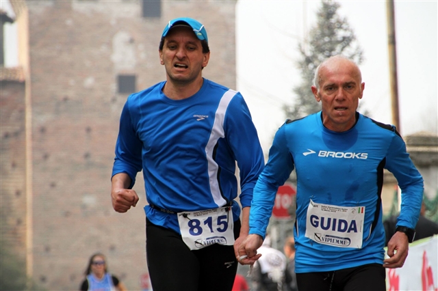 Alberto e  Claudio prima frazione a piedi